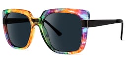 Yaida Square Multicolor Sunglasses1
