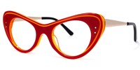 Mayra Cateye Red Glasses 1