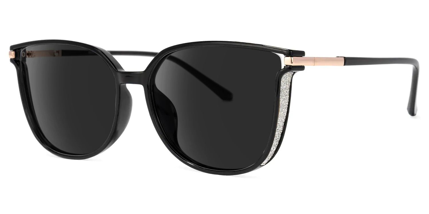 Rodz Square Black Sunglasses | Zeelool Glasses1