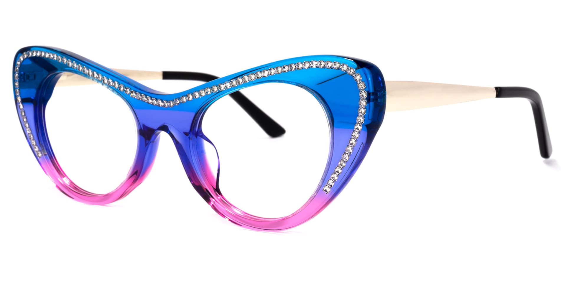 Shirley Cateye Two-tone Glasses | Zeelool Glasses1