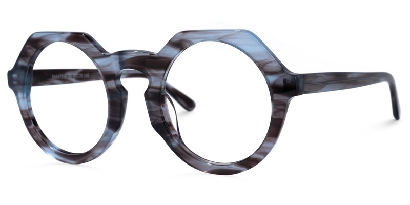 Pirtle Geometric Gray Glasses | Zeelool Glasses1