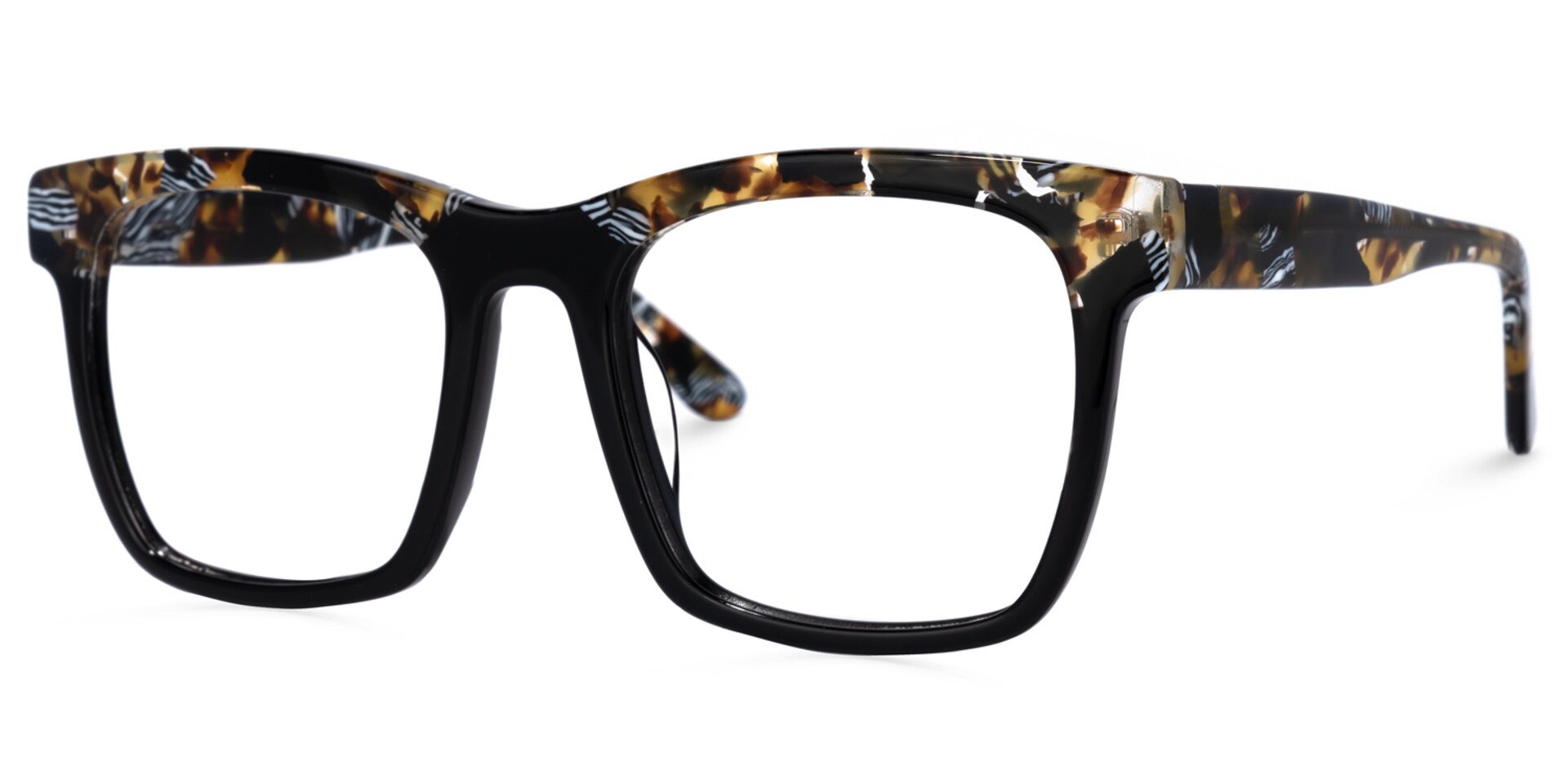 Cohill Square Black Glasses | Zeelool Glasses1