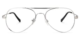 Chaima Aviator Silver Glasses0