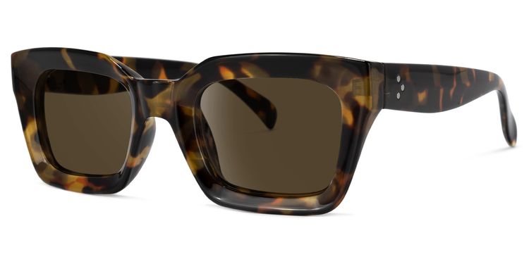 Nevaeh Tortoise Square Sunglasses