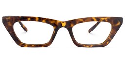 Channon Cat Eye Yellow Tortoise Glasses0