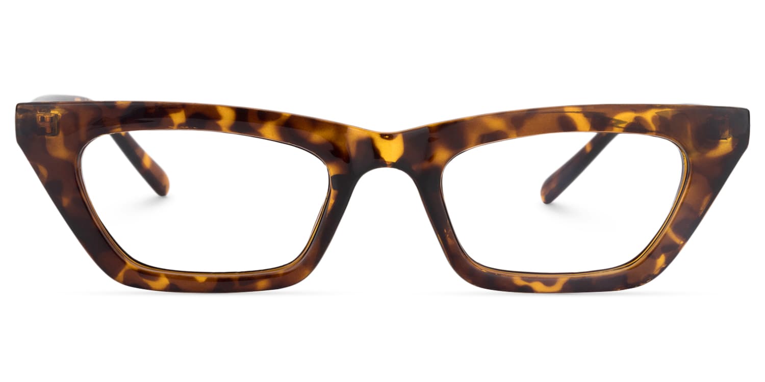 Channon Cat Eye Yellow Tortoise Glasses0