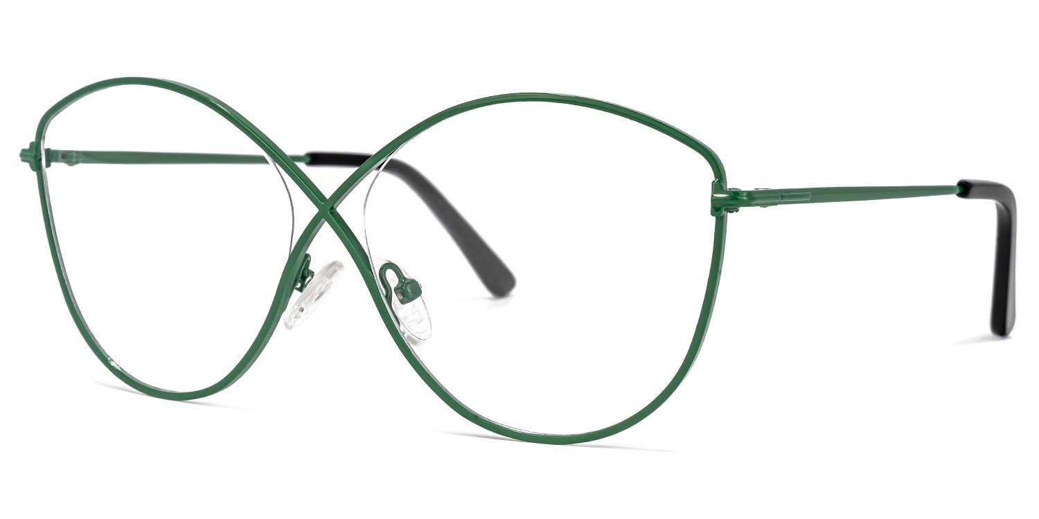 Garcia Geometric Green Glasses1