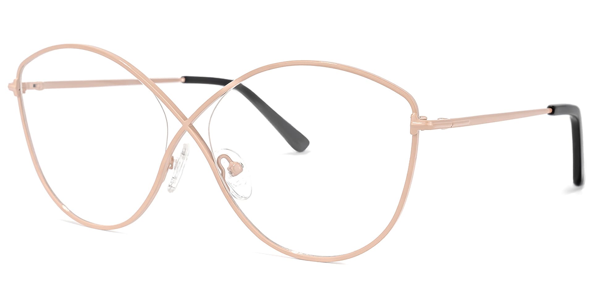 Garcia Geometric Pink Glasses | Zeelool Glasses1