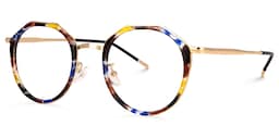 Gentry Geometric Floral Glasses1