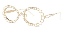 Luheiden Oval Gold Glasses1