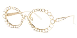 Luheiden Oval Gold Glasses1