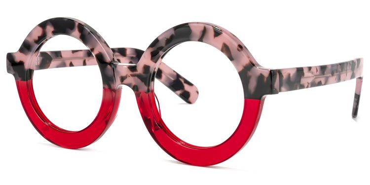 Calhoun Round Two-Tone Glasses