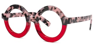 Calhoun Round Two-Tone Glasses1