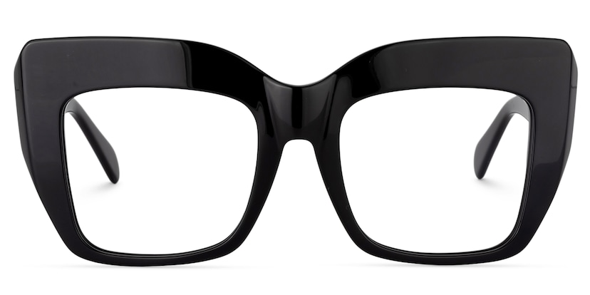Charmaine Cat Eye Black Glasses