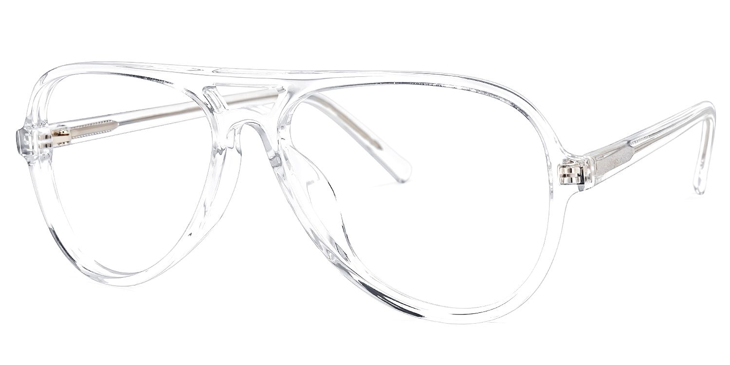 Erwin Geometric Clear Glasses | Zeelool Glasses1