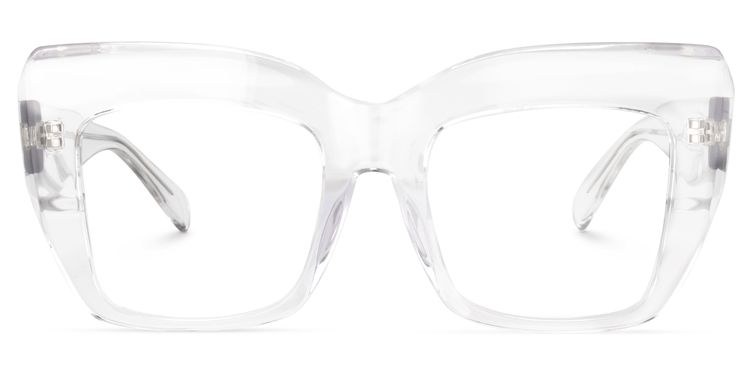 Charmaine Cat Eye Clear Glasses