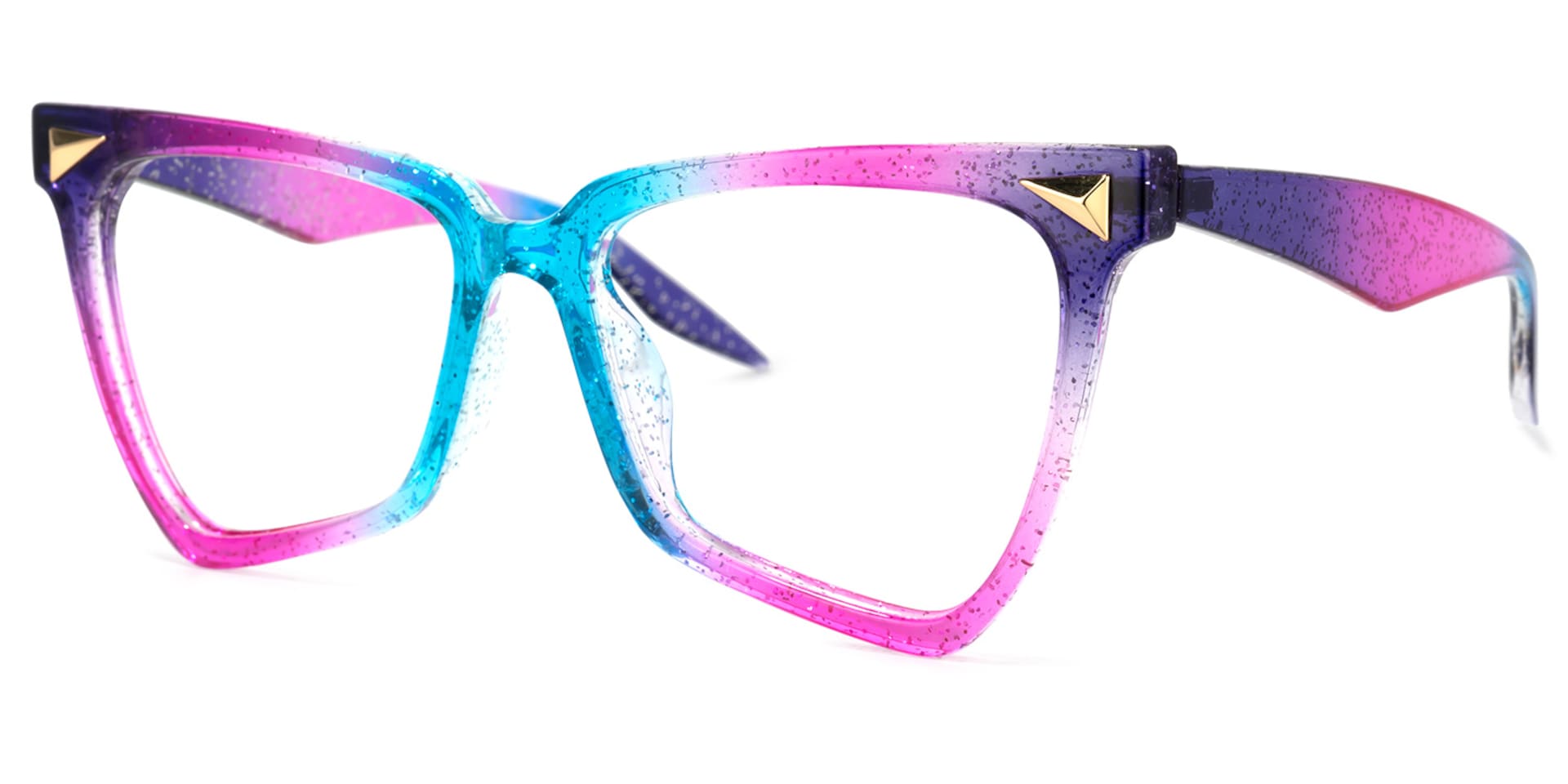 Geometrical Rainbow Eyeglasses | Zeelool Glasses1