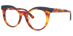 Lismary Cateye Brown Glasses1