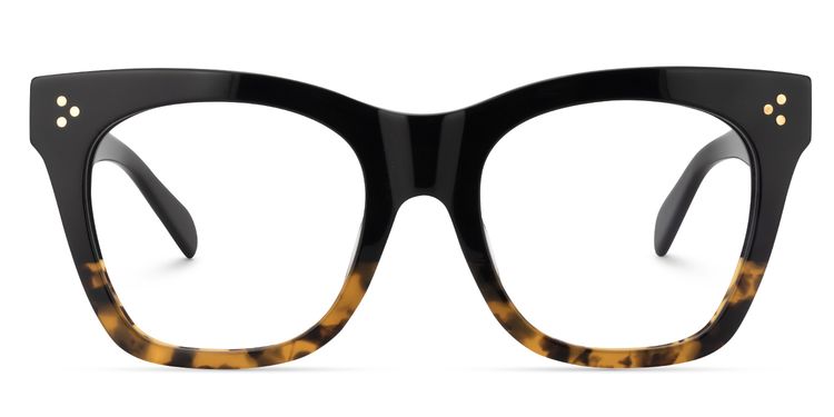Tandy Rectangle Tortoise Glasses