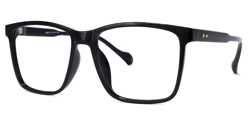 Burgos Square Black Glasses
