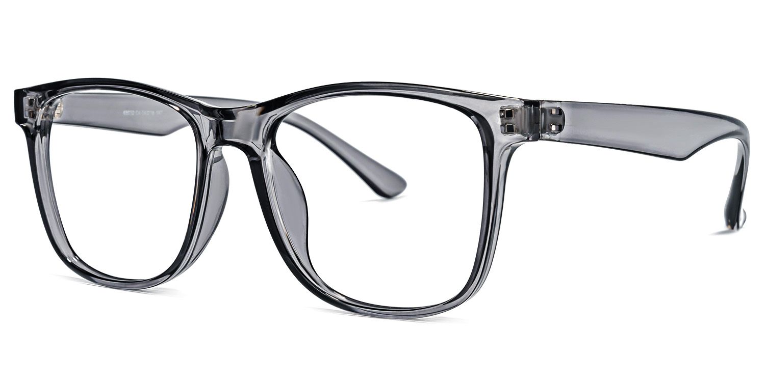 Watkins Square Gray Glasses | Zeelool Glasses1