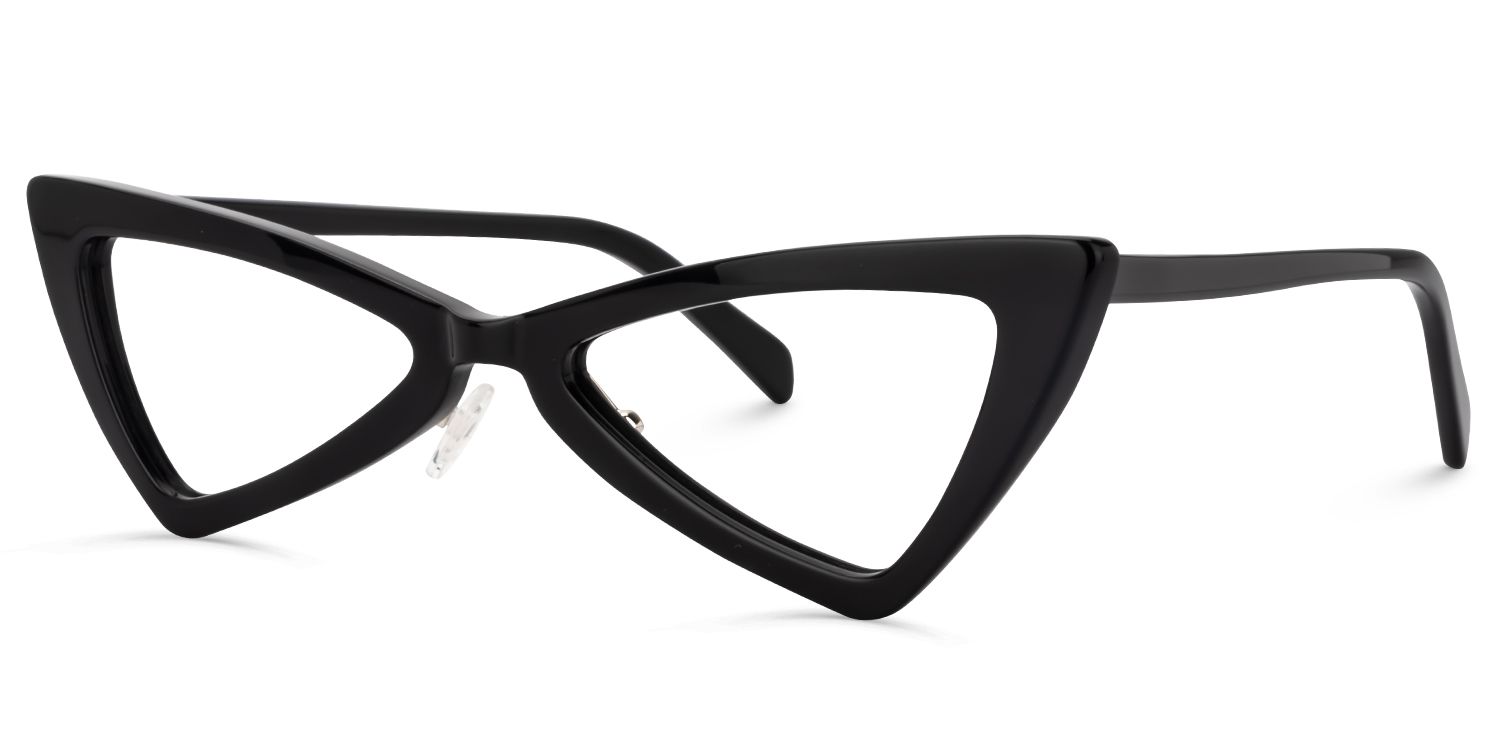 Cammie Cat Eye Black Glasses | Zeelool Glasses1