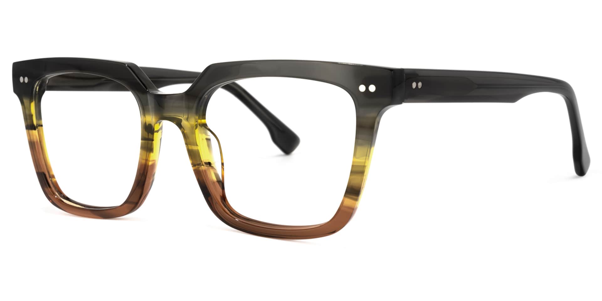 Minion Square Gray Glasses | Zeelool Glasses1