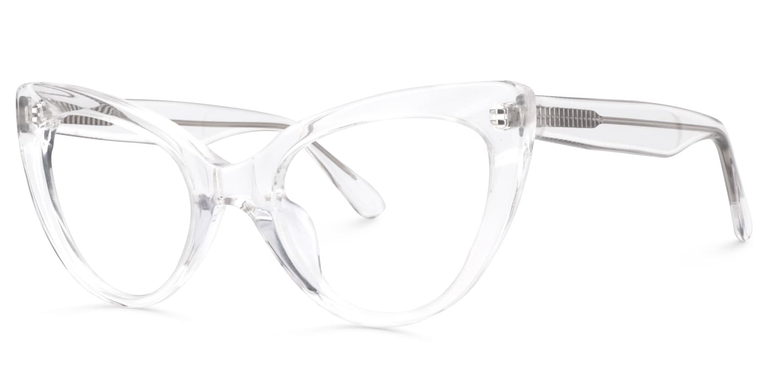 Claudette Cat Eye Crystal Glasses1
