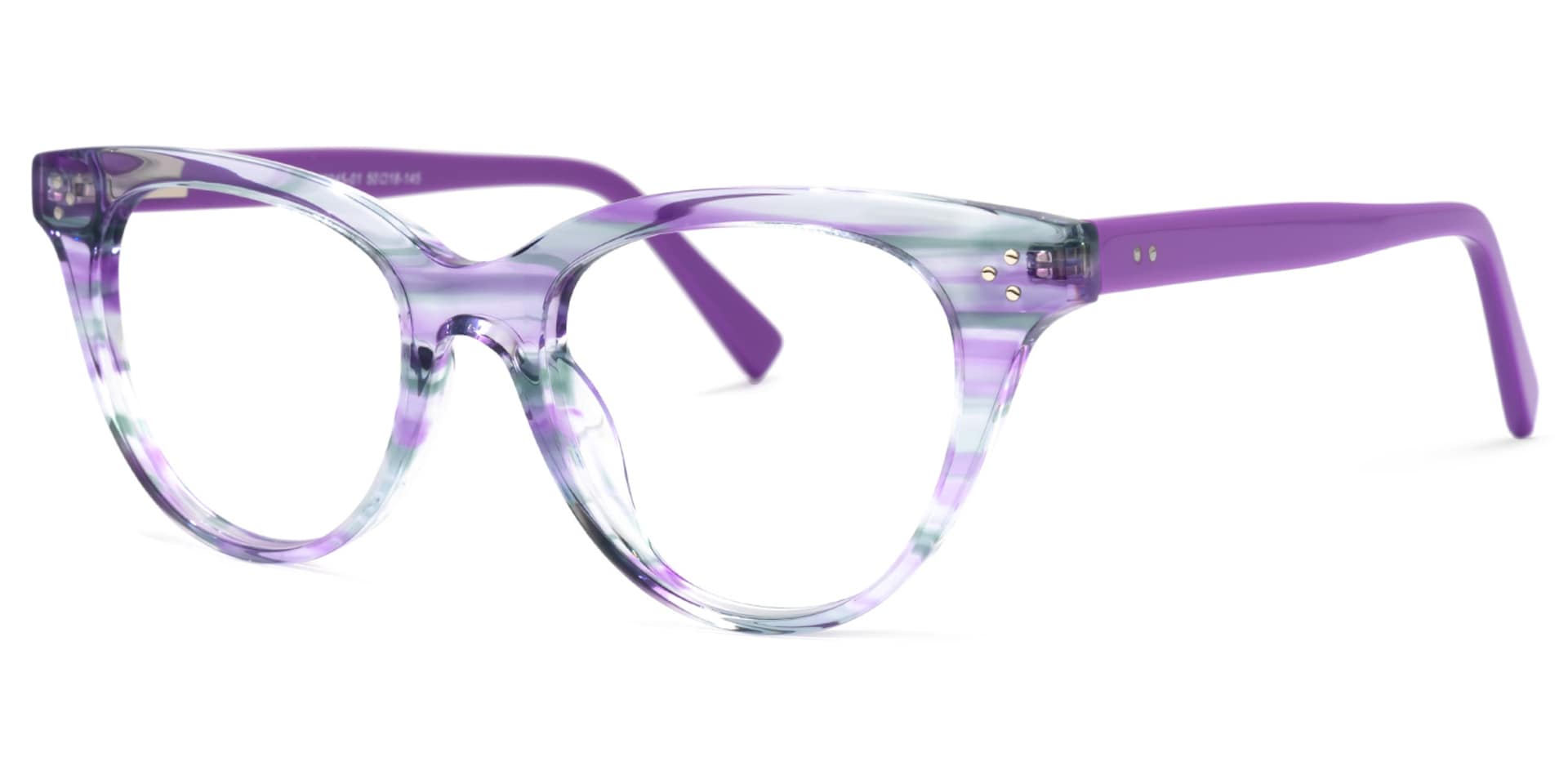 Fuentes Cateye Purple Glasses | Zeelool Glasses1