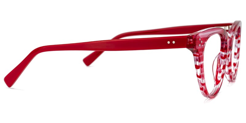 Fuentes Cateye Red Glasses | Zeelool Glasses2