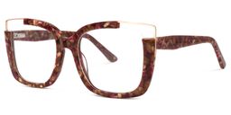 Dortch Square Red-Floral Glasses1