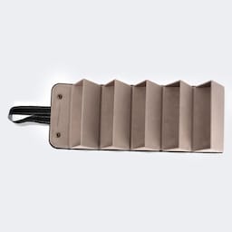 High-end Leather Hanging Black Eyeglasses Storage Box1