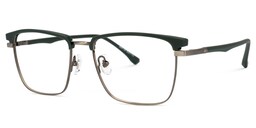 Kierriah Browline Dark-Green Glasses1