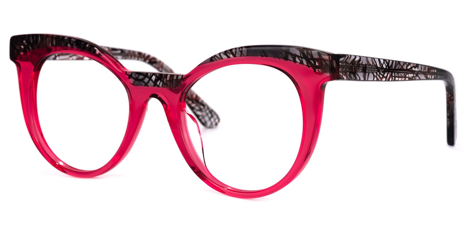 Lismary Cateye Pink Glasses | Zeelool Glasses1
