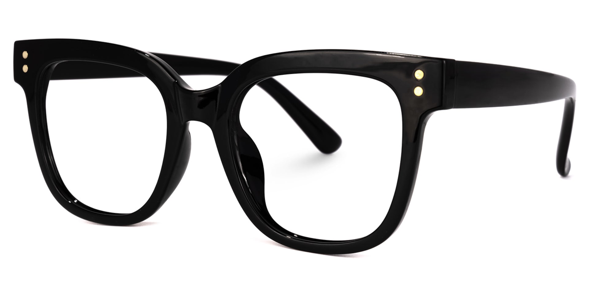 Oquendo Square Black Glasses | Zeelool Glasses1