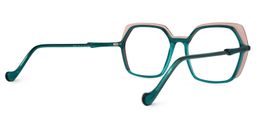 Chaniera Geometric Green Glasses3