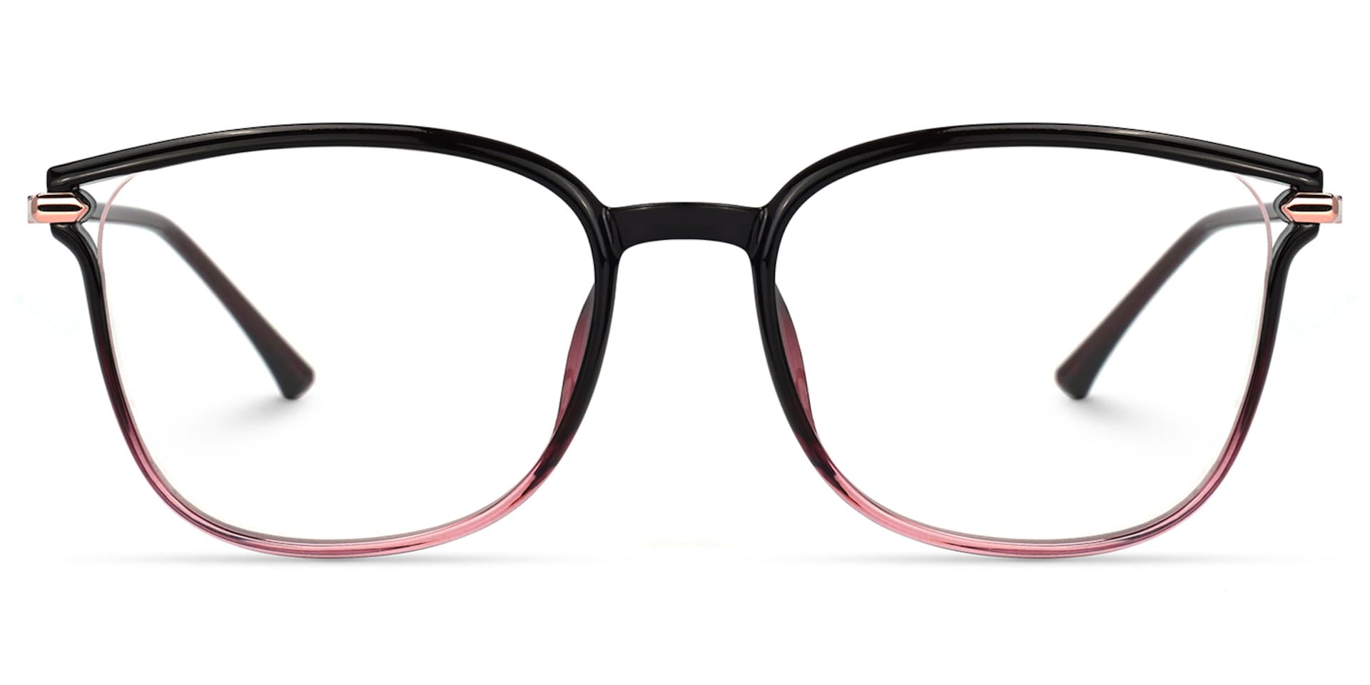 Mander Square Pink Glasses | Zeelool Glasses0