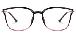Mander Pink Square Glasses0