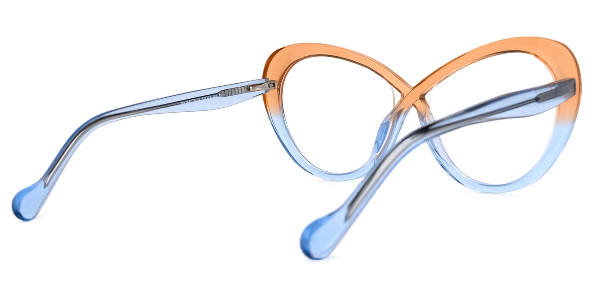 Charde Geometric Blue Glasses | Zeelool Glasses3