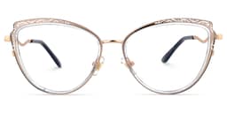 Arceiba Cateye Light-Gold Glasses0
