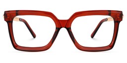 Andino Square Red Glasses0