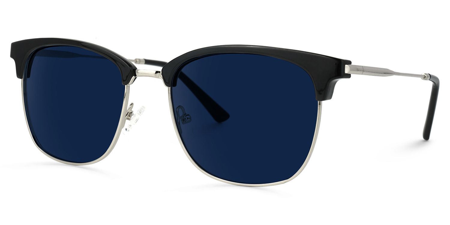 Marcelle Square Black Sunglasses | Zeelool Glasses1