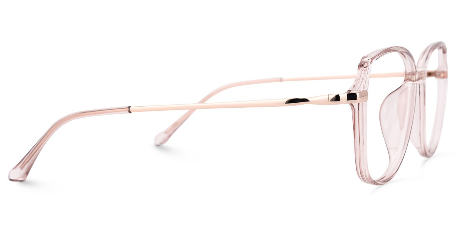 Haygood Cateye Pink Glasses | Zeelool Glasses2