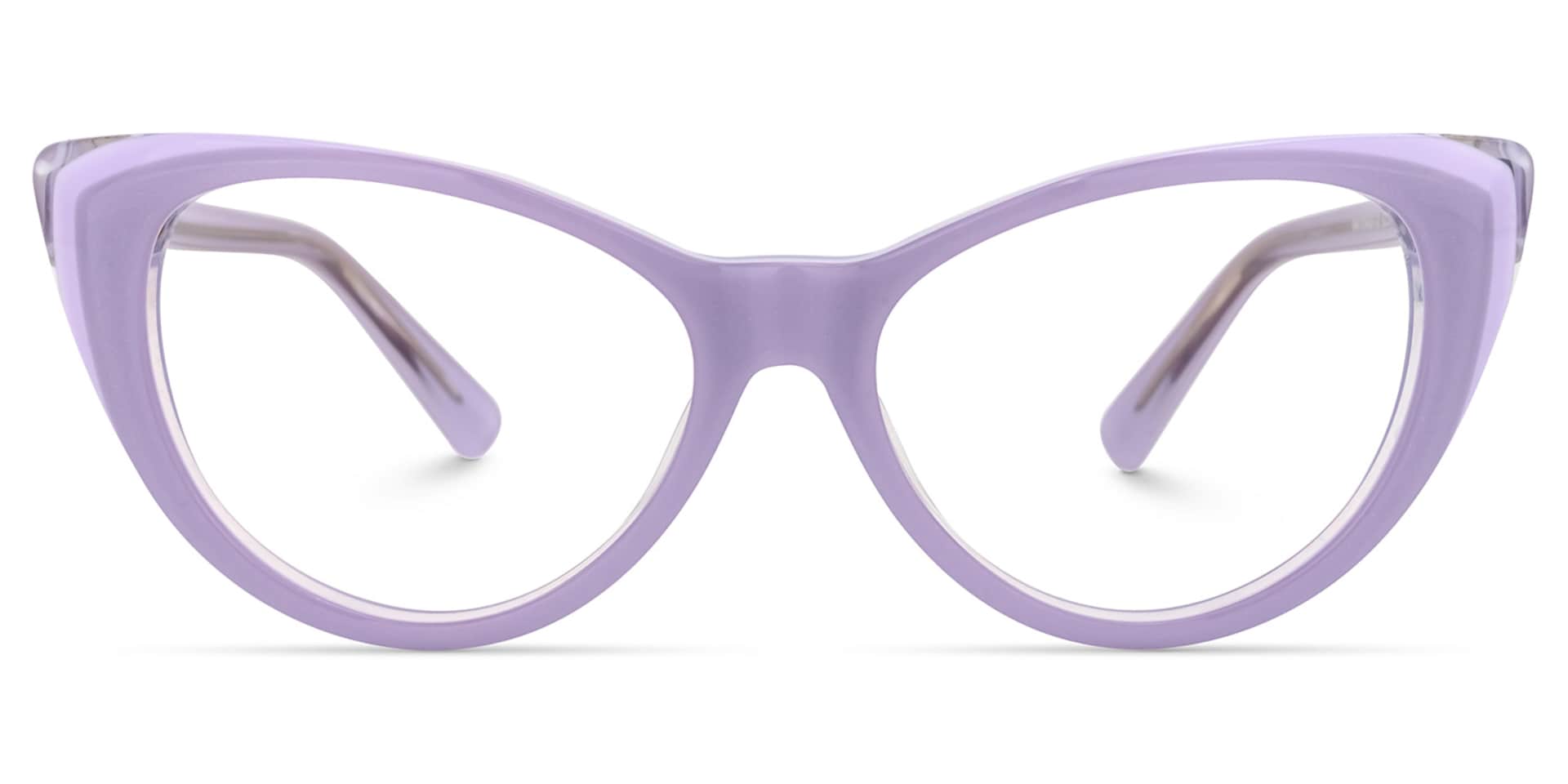 Vicky Cateye Purple Glasses | Zeelool Glasses0