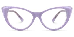 Vicky Cateye Purple Glasses0