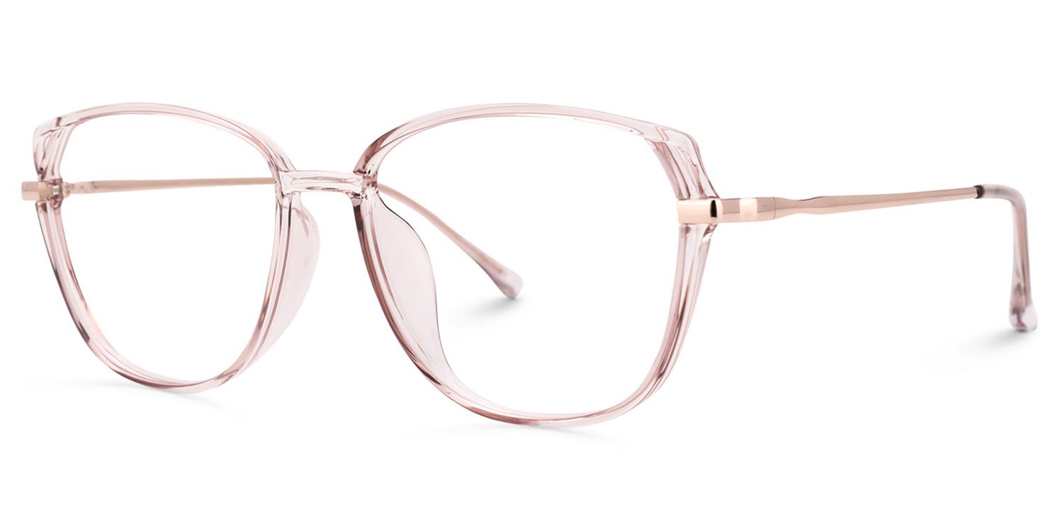 Haygood Cateye Pink Glasses | Zeelool Glasses1