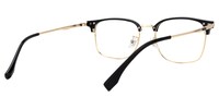 Turkessa Browline Gold Glasses3