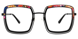 Polomsky Square Floral Glasses0