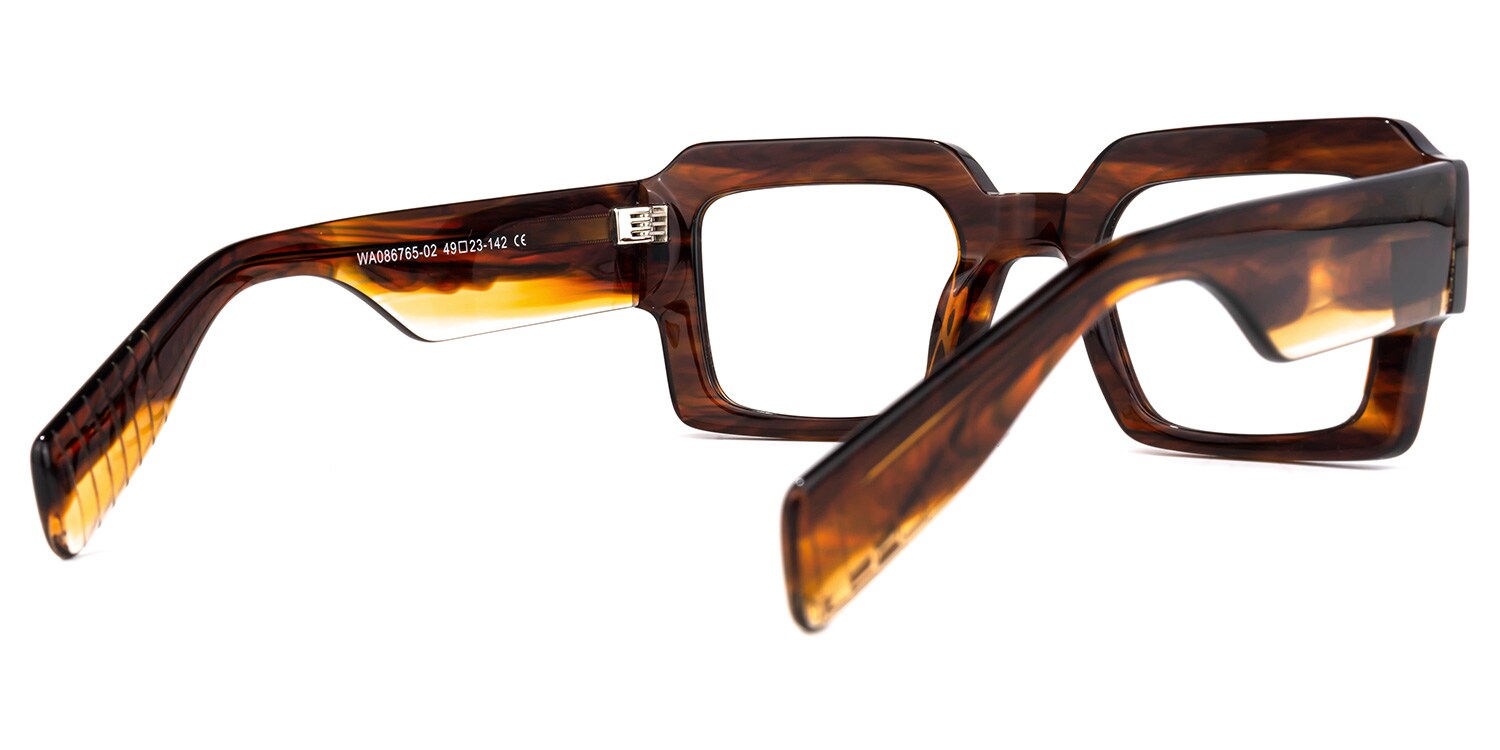 Bobbee Square Brown Glasses | Zeelool Glasses
