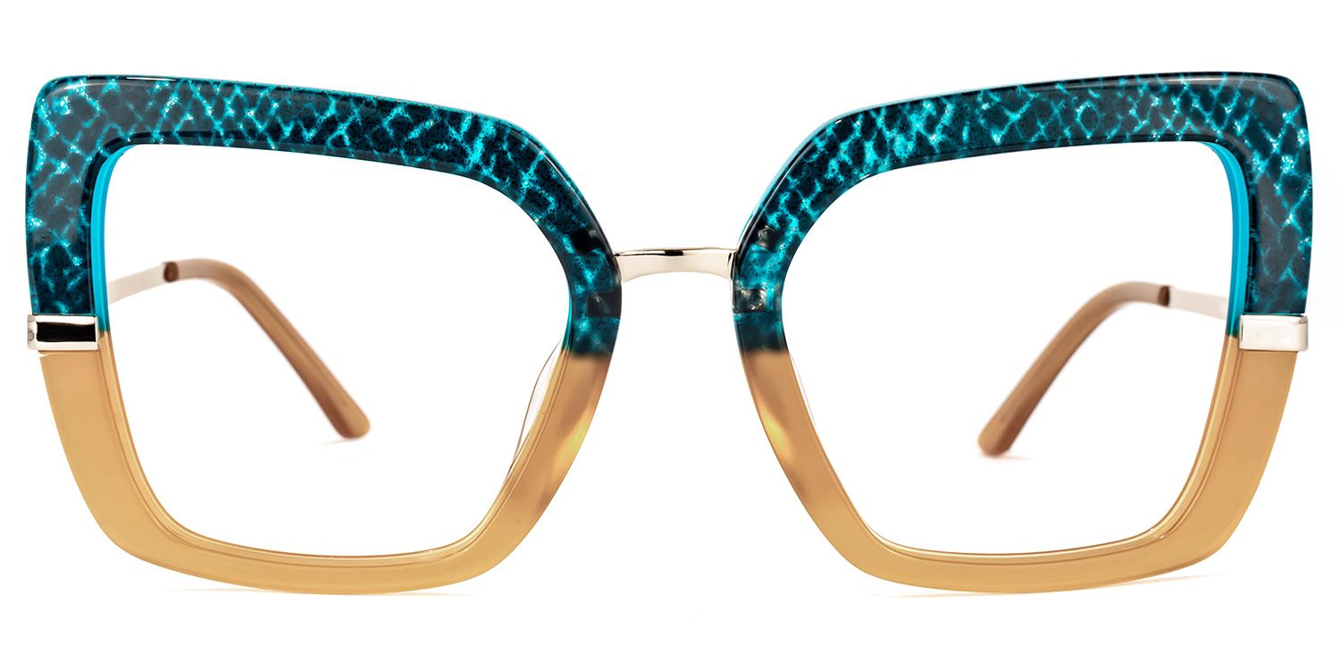 Natalin Square Brown Glasses | Zeelool Glasses0